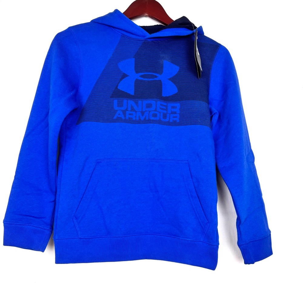 NWT Buys Under Armour Kids Royal Blue Hoodie Youth Medium